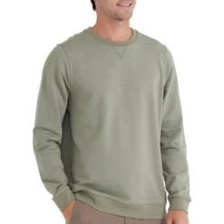 Free Fly Heritage Fleece Crew Mens